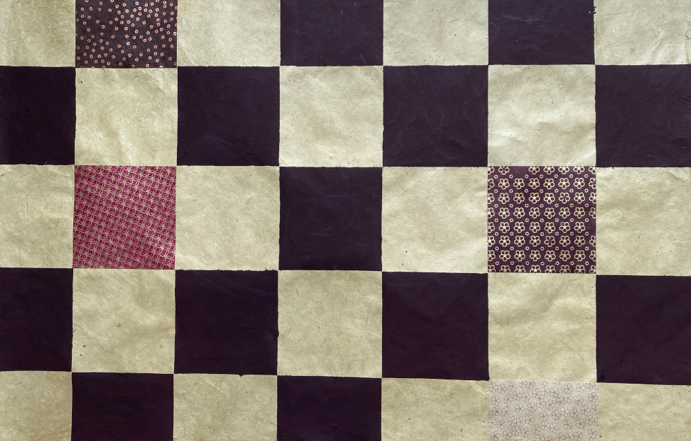 Collage de papier Lokta (feuille entière)