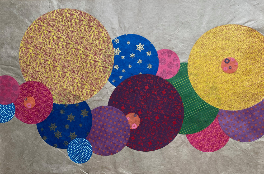 Collage de papier Lokta (feuille entière)