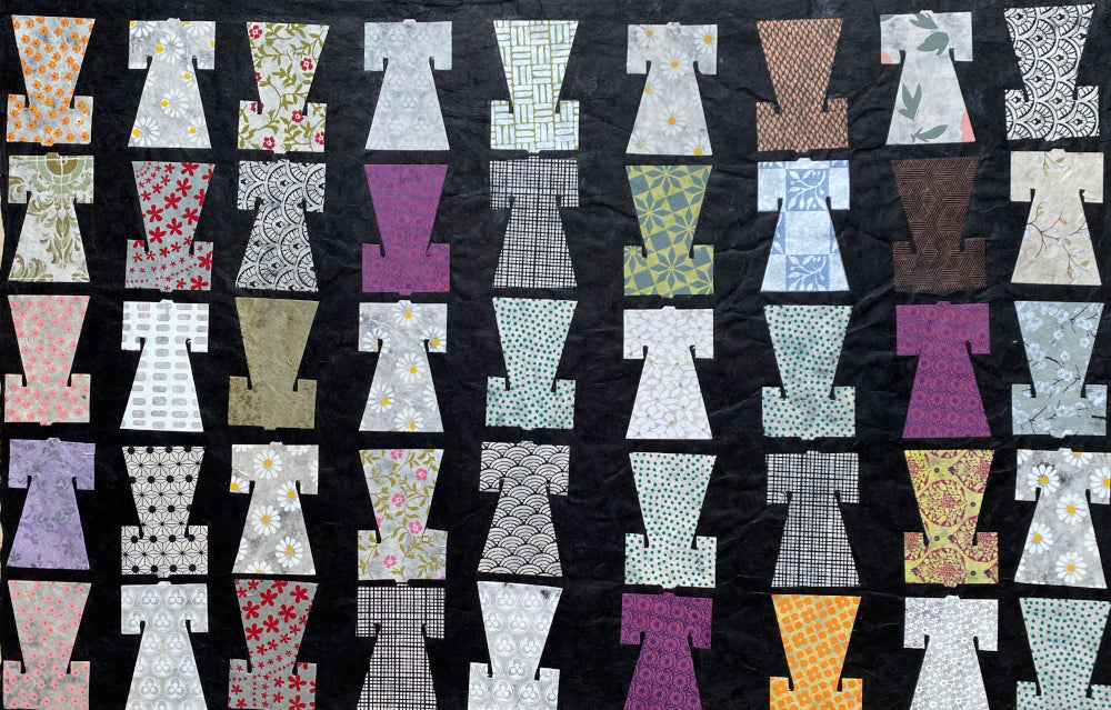 Collage de papier Lokta (feuille entière)