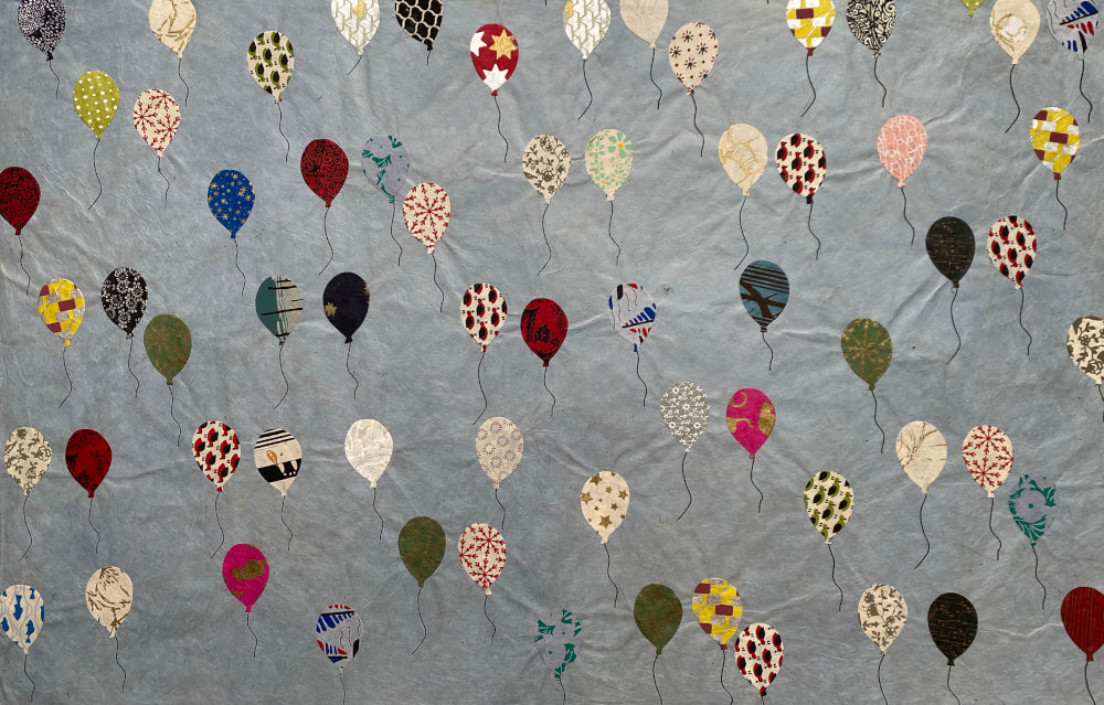 Collage de papier Lokta (feuille entière)