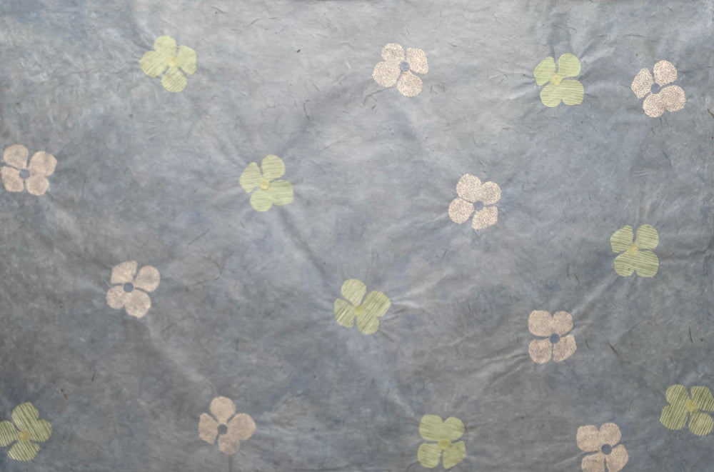 Lokta-Papiercollage (ganzes Blatt)