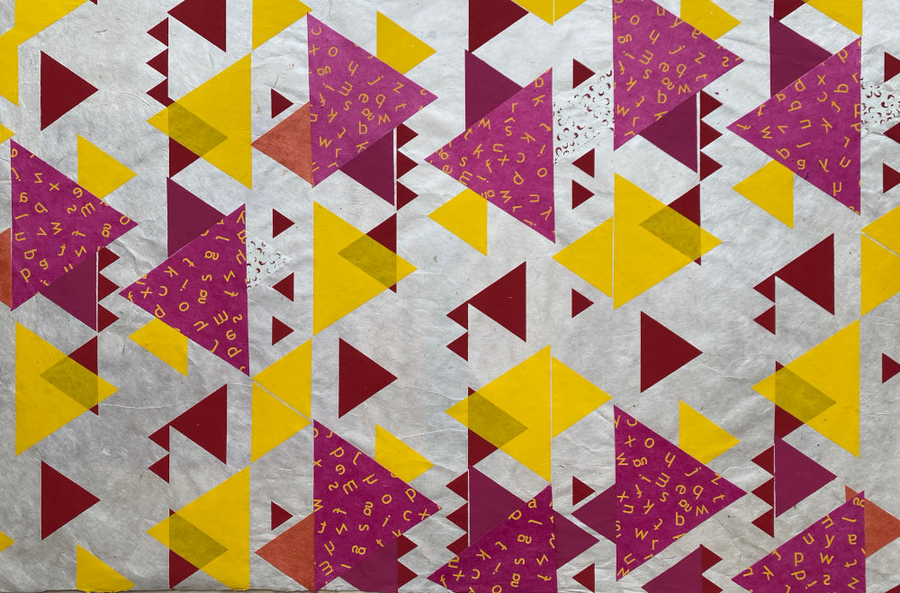 Collage de papier Lokta (feuille entière)