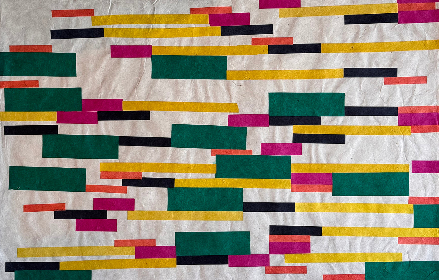 Collage de papier Lokta (feuille entière)