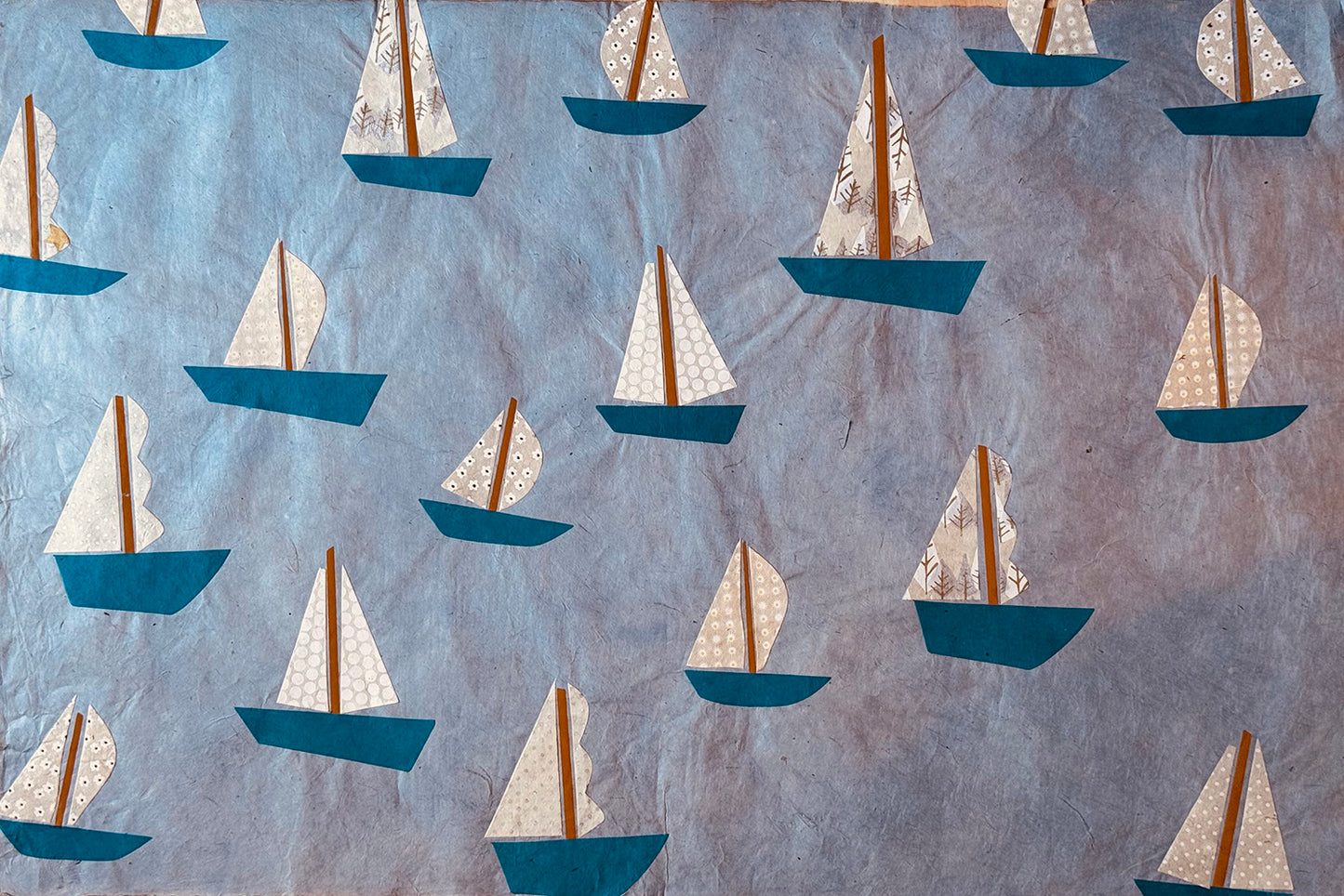 Collage de papier Lokta (feuille entière)