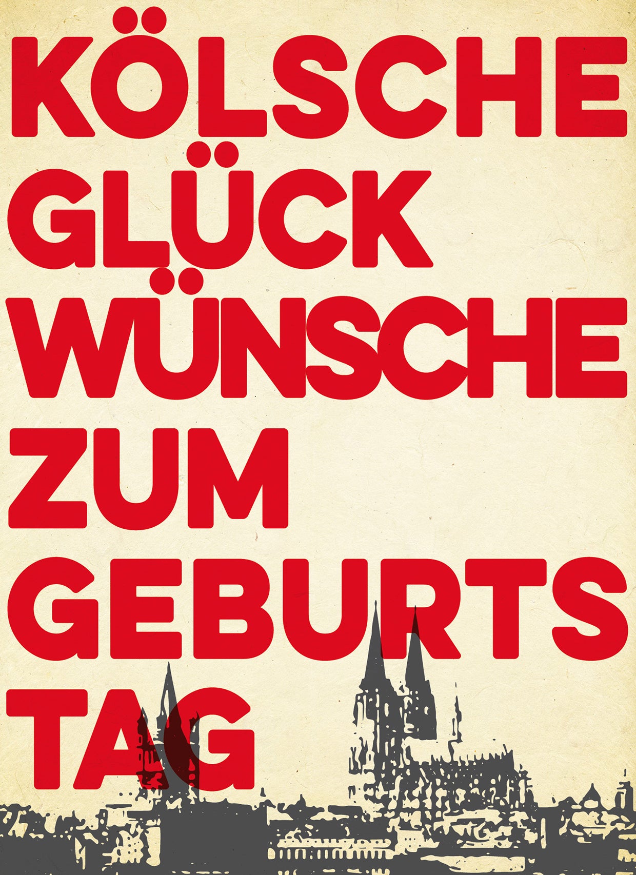 Cologne - carte de voeux