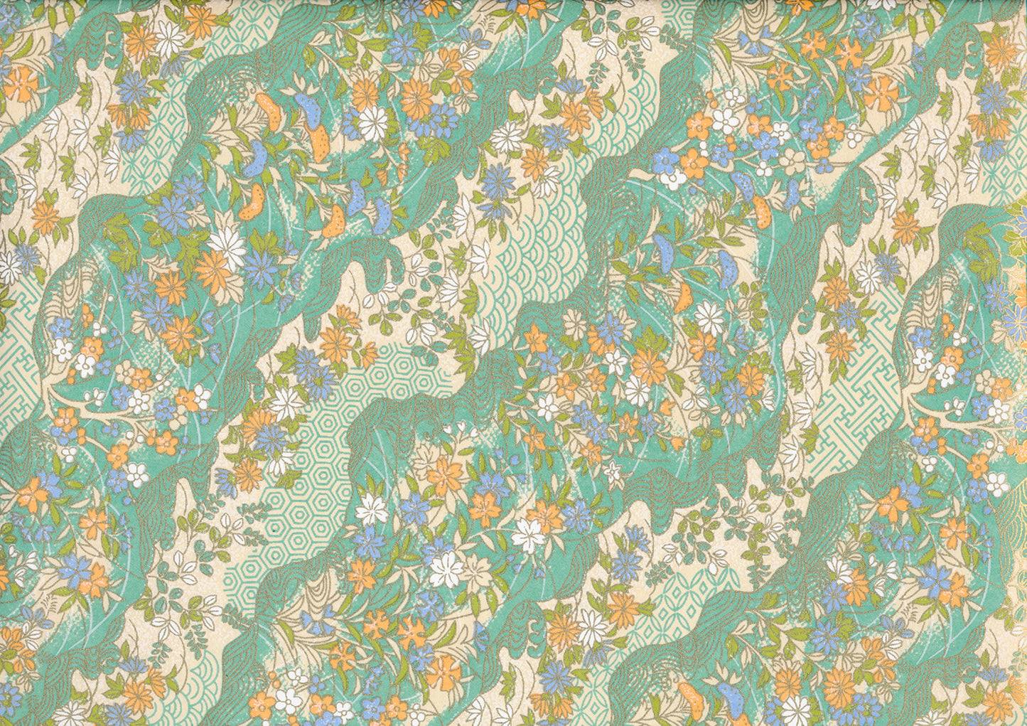 Papier Chiyogami 322 (légèrement endommagé)