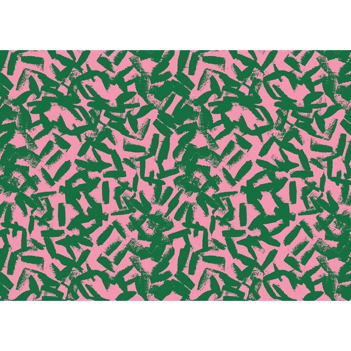 Pink smudge gift wrap