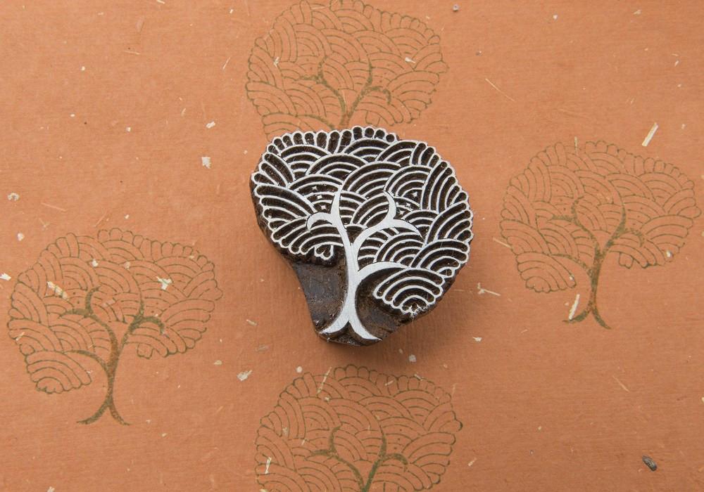 Wooden stamp tree
