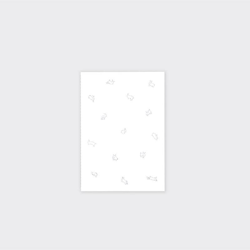 Jumping Bunny Notebook - ollilypaperware