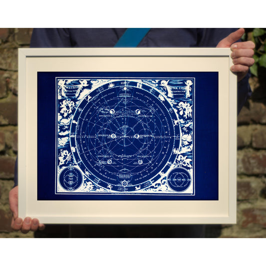 Cyanotype Astronomy - ollilypaperware