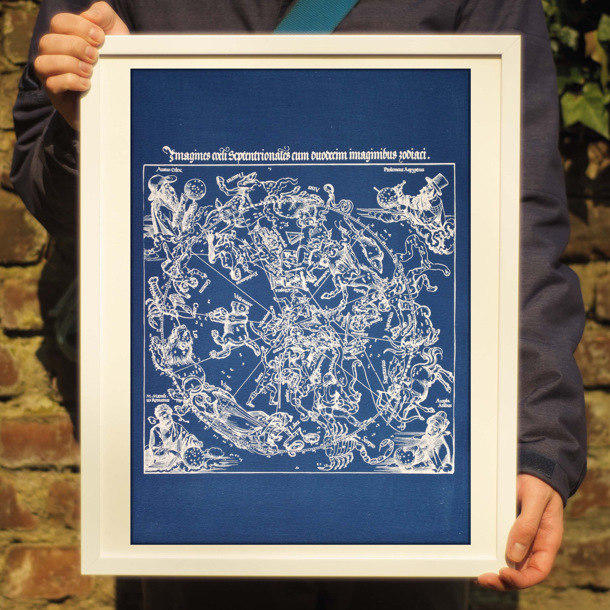 Cyanotype Astronomy - ollilypaperware