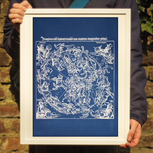 Cyanotype Astronomy - ollilypaperware
