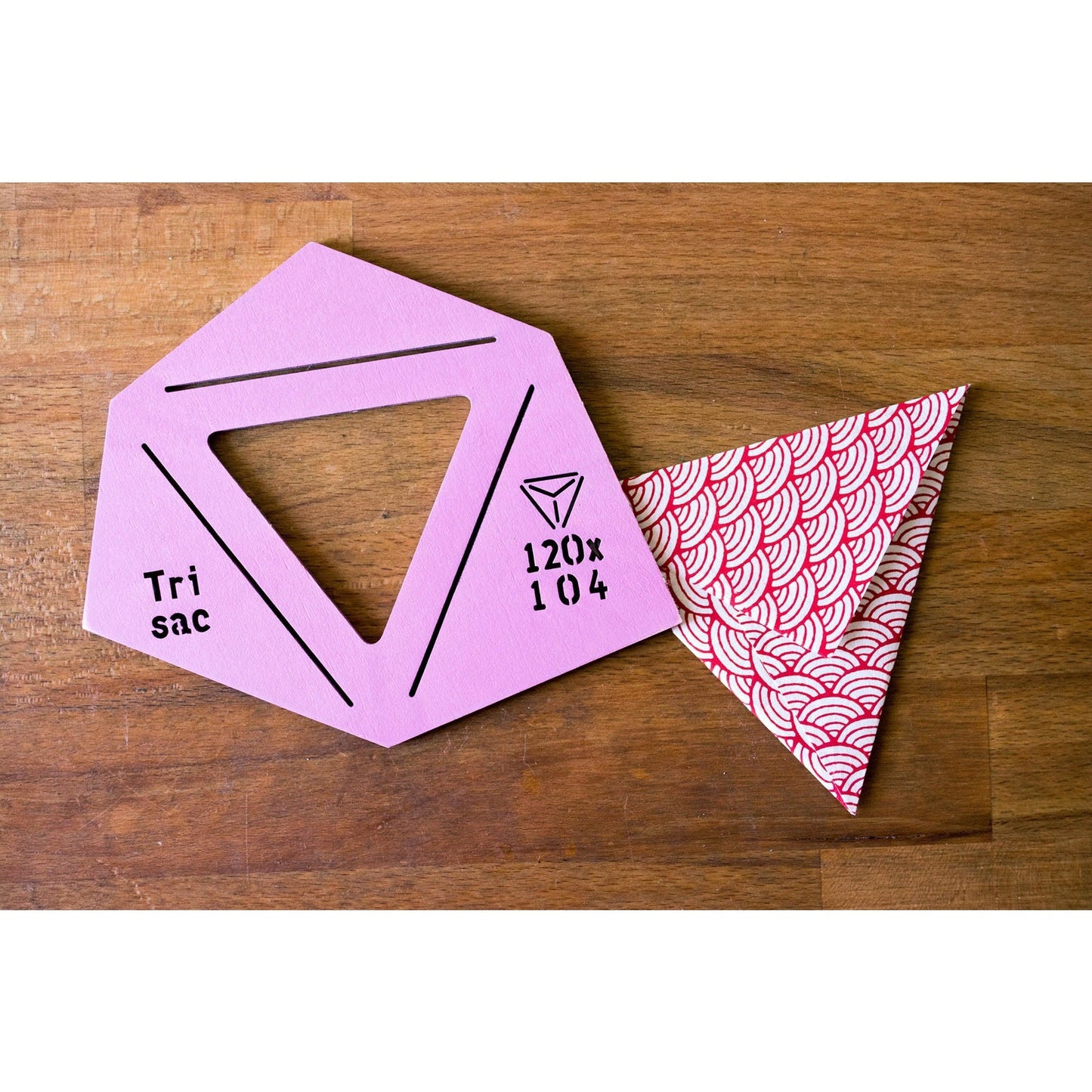 Folding Template Triangle Envelope - ollilypaperware