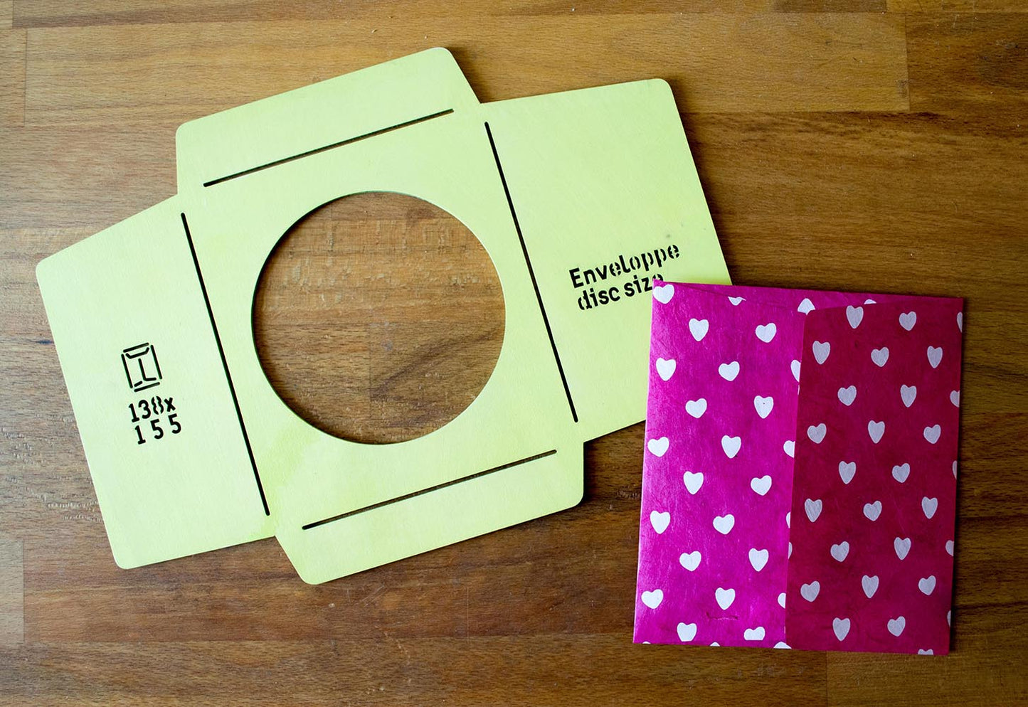 Folding Template CD Envelope - ollilypaperware