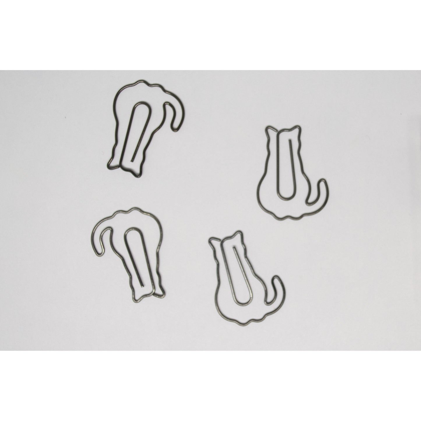 12 Paper Clips Cat sitting - ollilypaperware