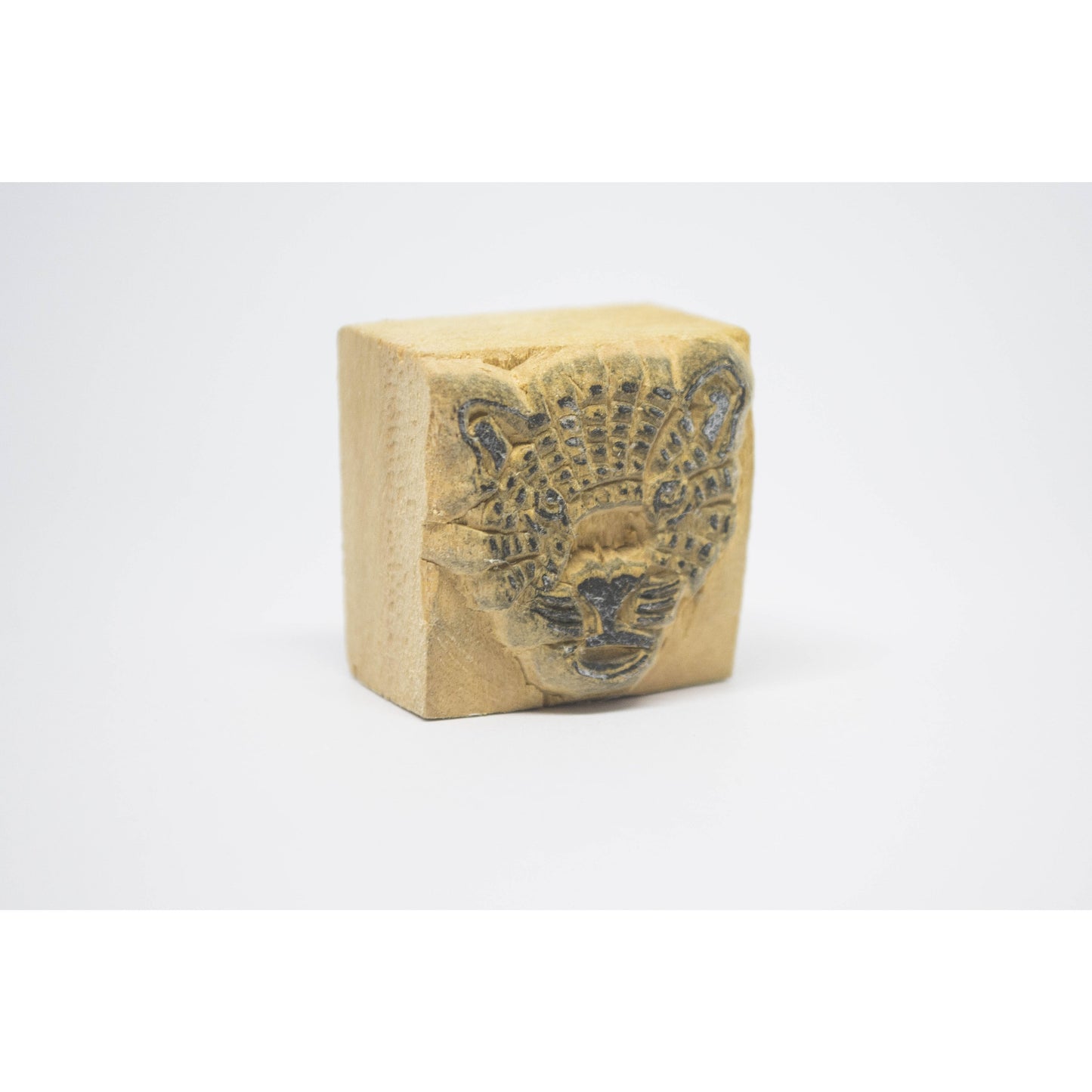 Wooden stamp leopard