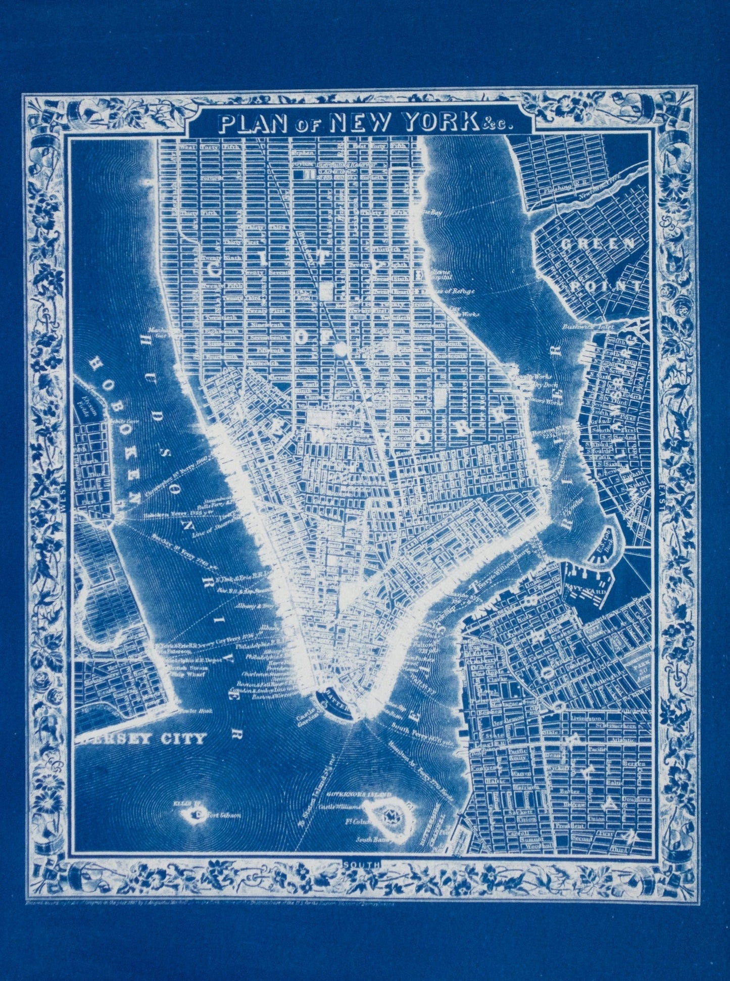 Cyanotype New York - ollilypaperware