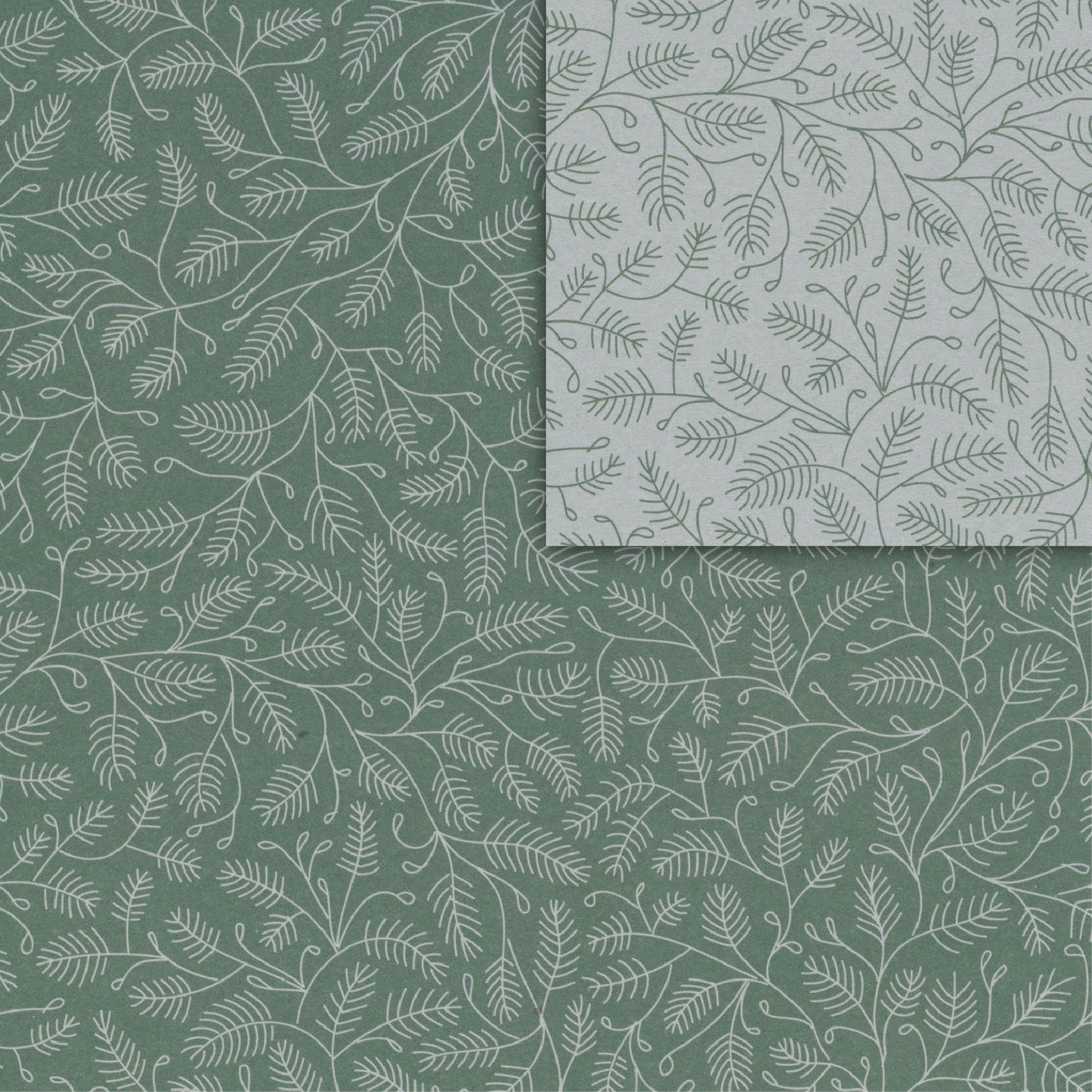 Branches en papier origami 15x15cm (recto verso)