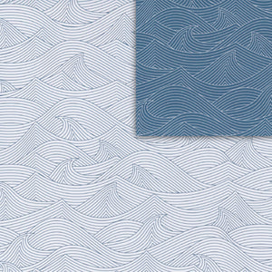 Origami Paper Waves 15x15cm (double sided)