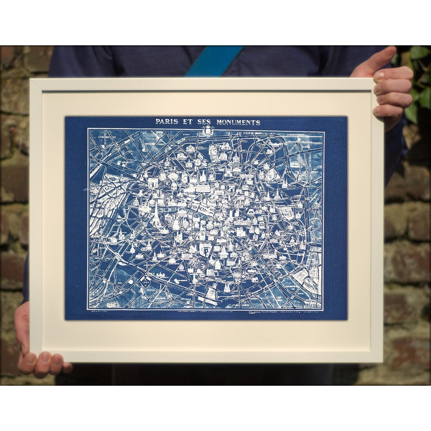 Cyanotype Paris - ollilypaperware