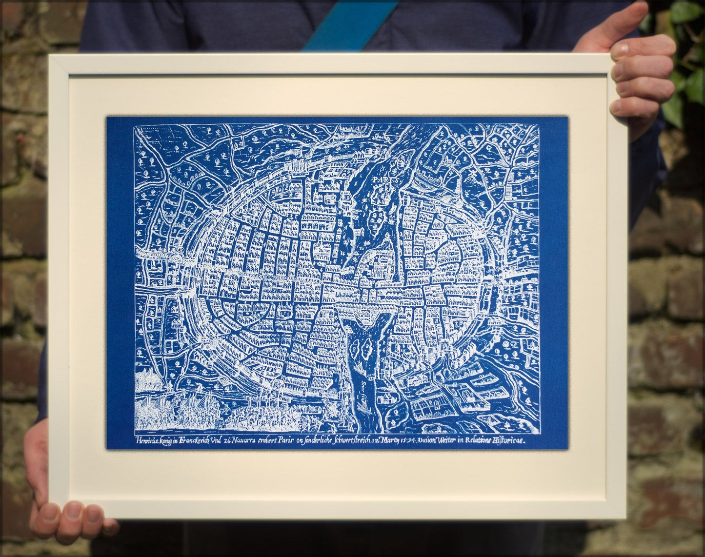 Cyanotype Paris - ollilypaperware