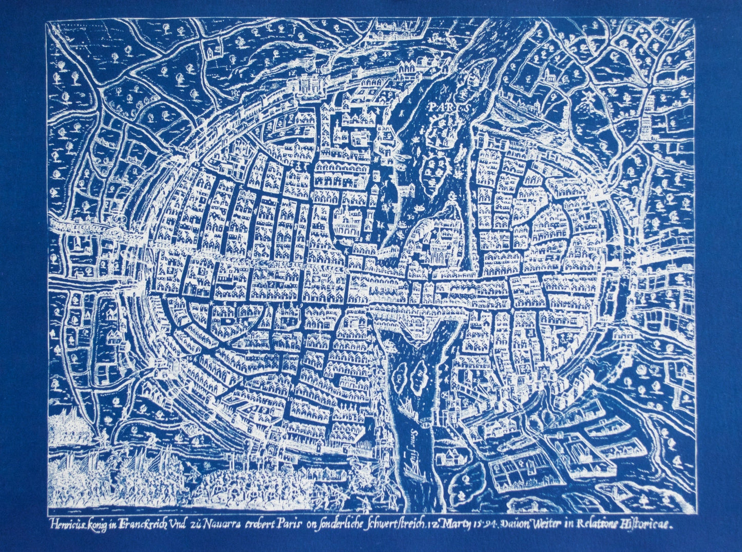 Cyanotype Paris - ollilypaperware