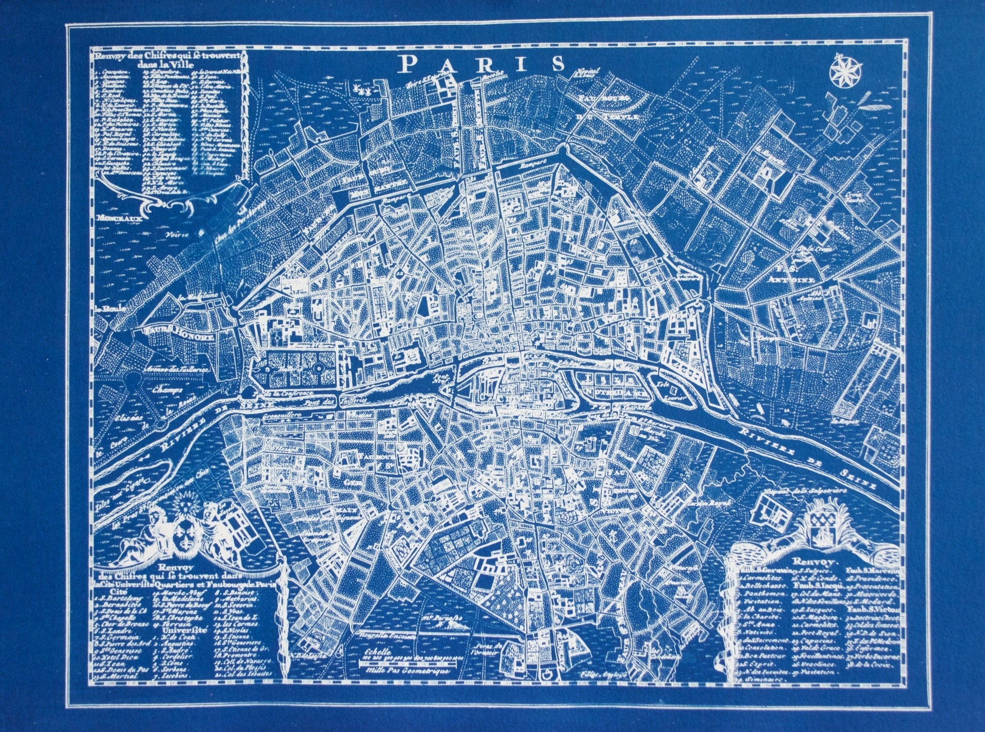 Cyanotype Paris - ollilypaperware
