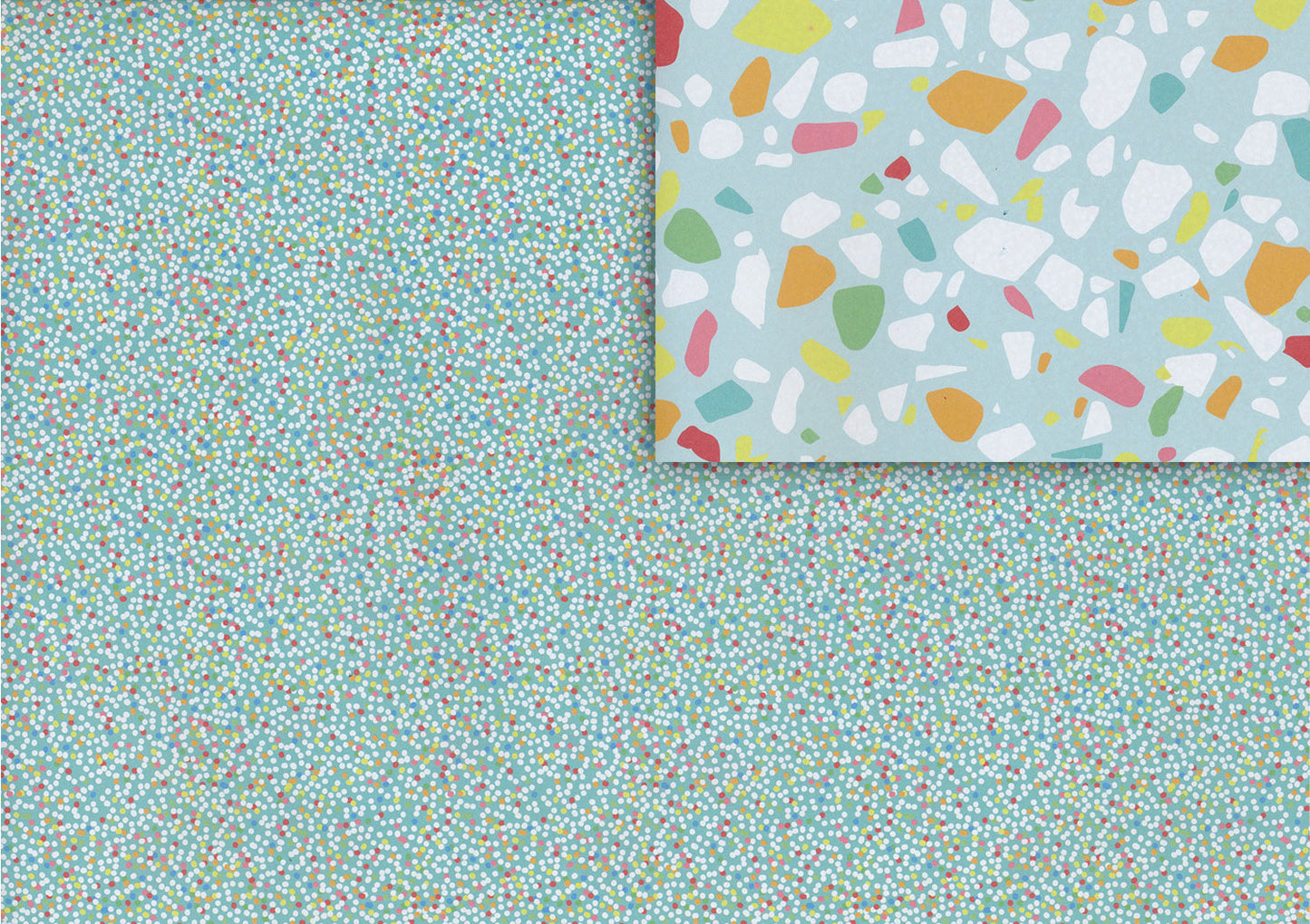 Terazzo Geschenkpapier (doppelseitig)