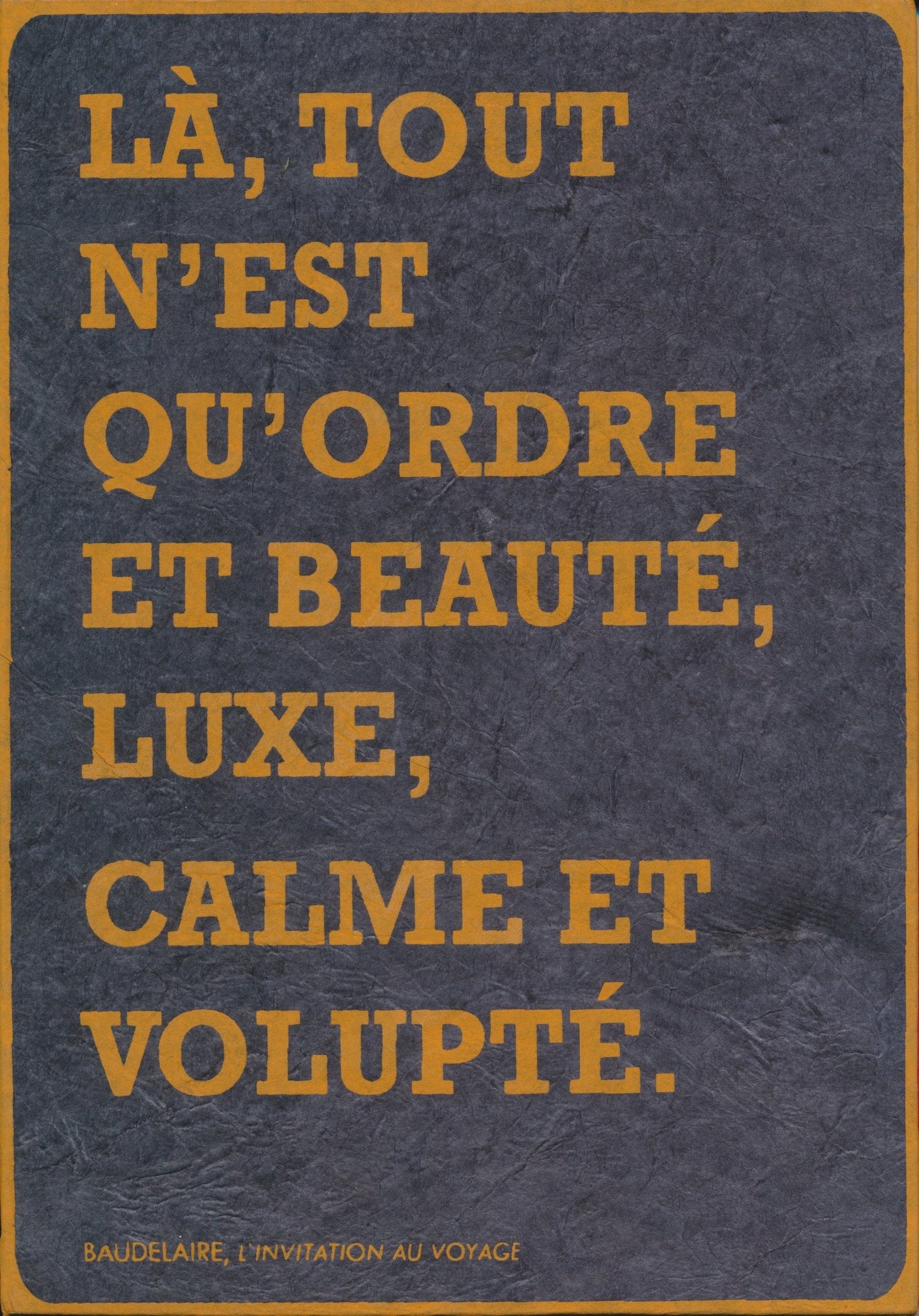 Baudelaire-Notizbuch