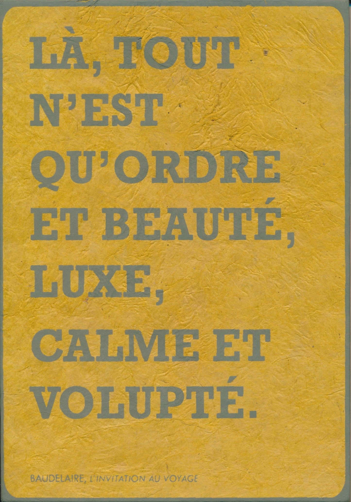 Baudelaire-Notizbuch