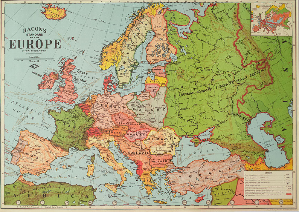 Cavallini Poster Europe