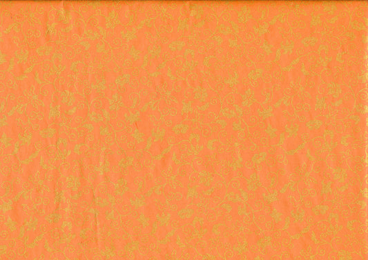 Hanji Papier orange/gold