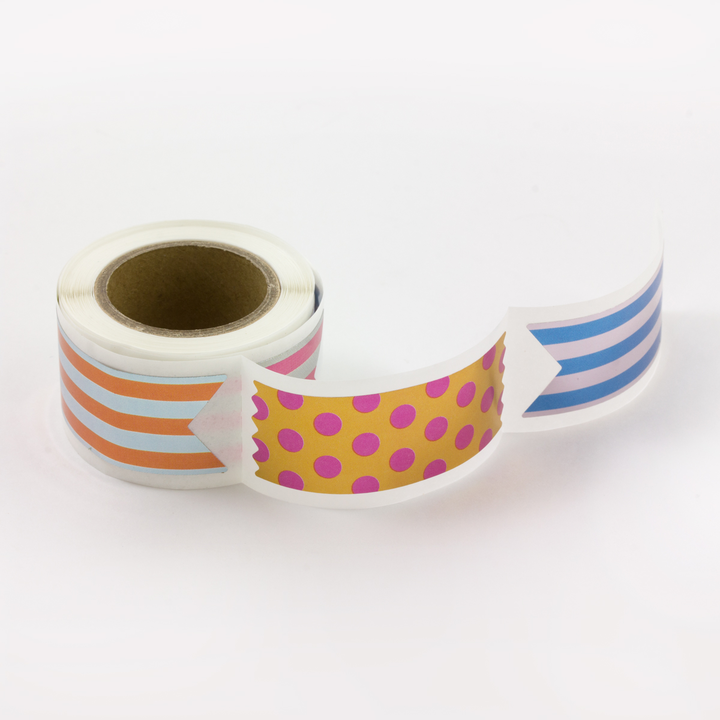 Roll Sticker ribbon metallic
