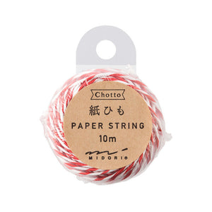 Paper String Red/White