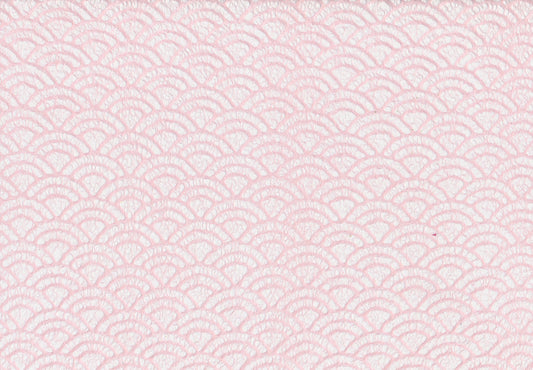 Dentelle sulfite Papier Vague rose