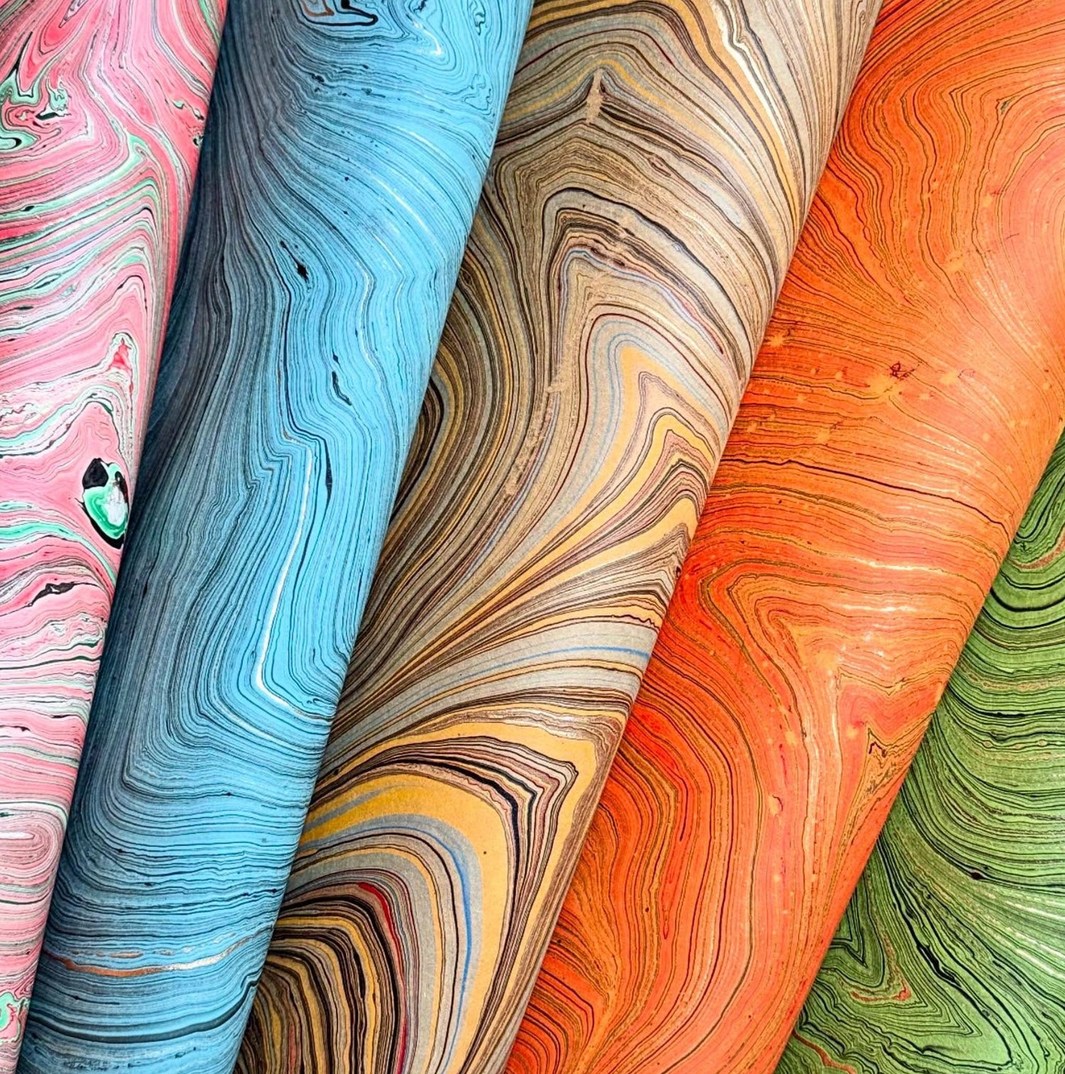 Jute paper marbled (Bangladesh)