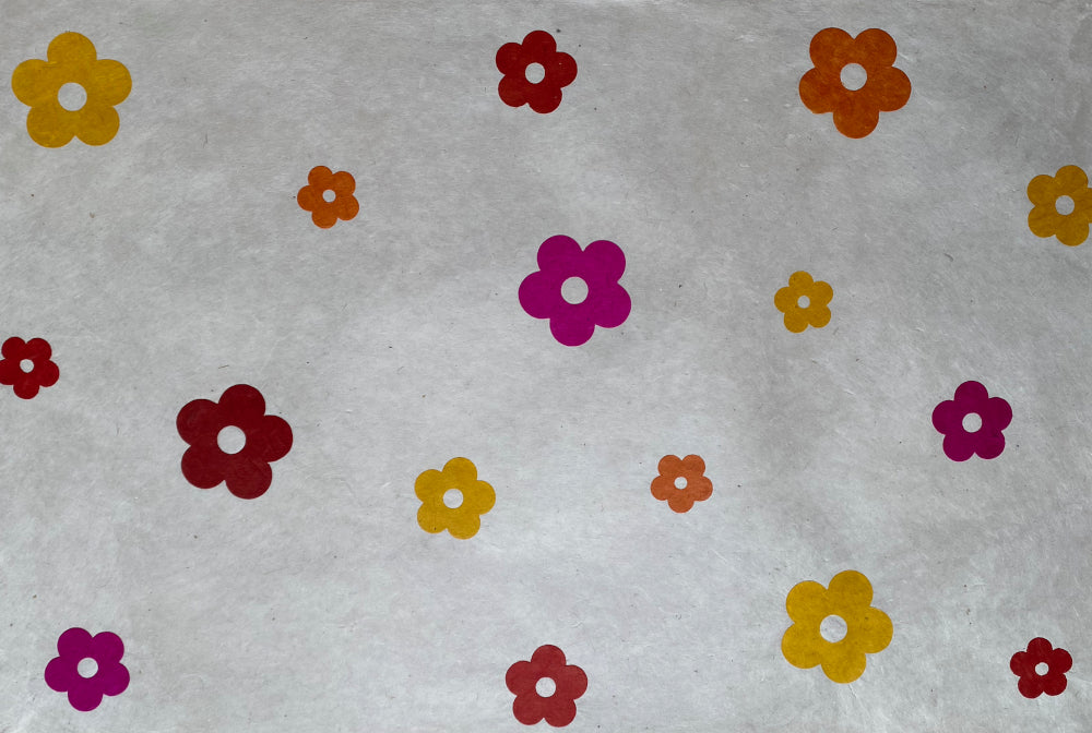 Lokta-Papiercollage (ganzes Blatt)