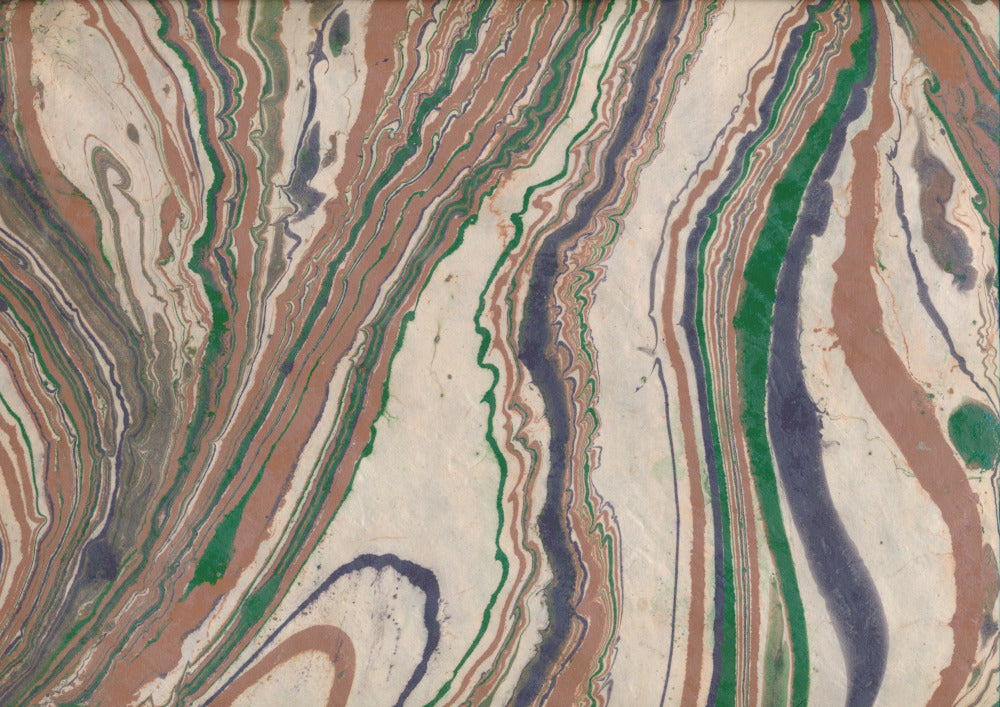 Lokta Paper marbled 350