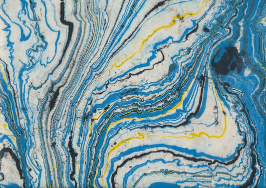 Papier Lokta marbré 348