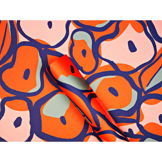 Inky flowers gift wrap