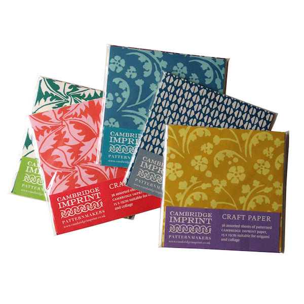 Cambridge Imprint Craft paper 15x15cm (36 sheets)