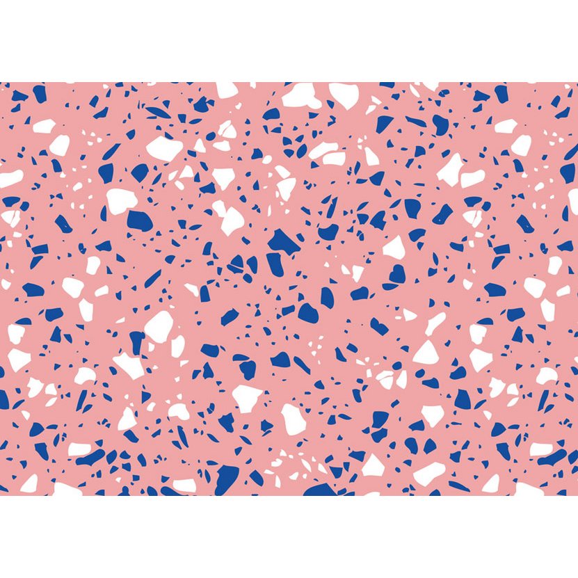 Pink terazzo gift wrap