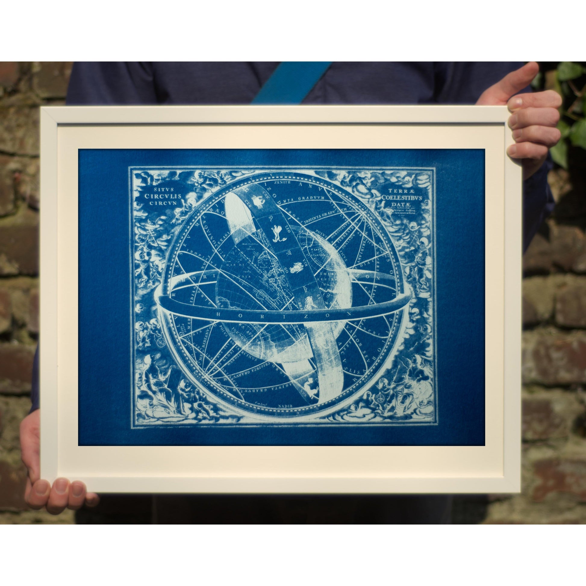 Cyanotype Astronomy - ollilypaperware