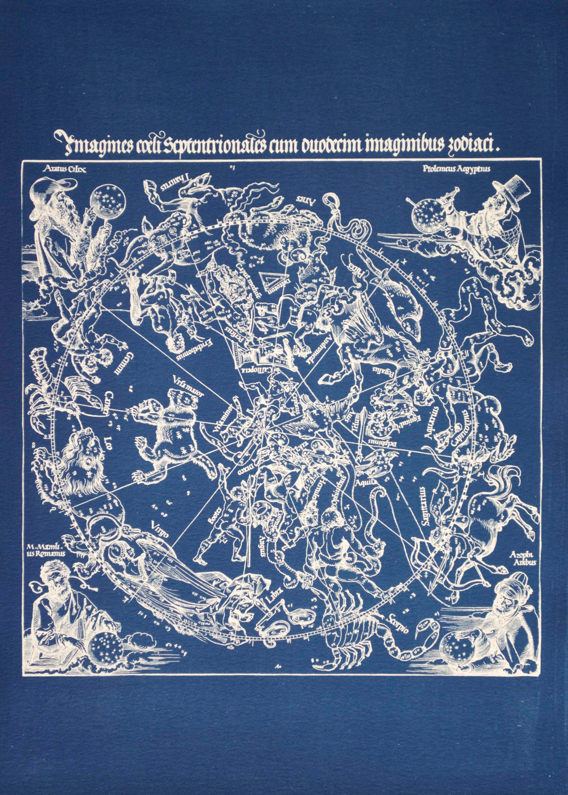 Cyanotype Astronomy - ollilypaperware