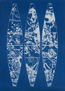 Cyanotype Astronomy - ollilypaperware