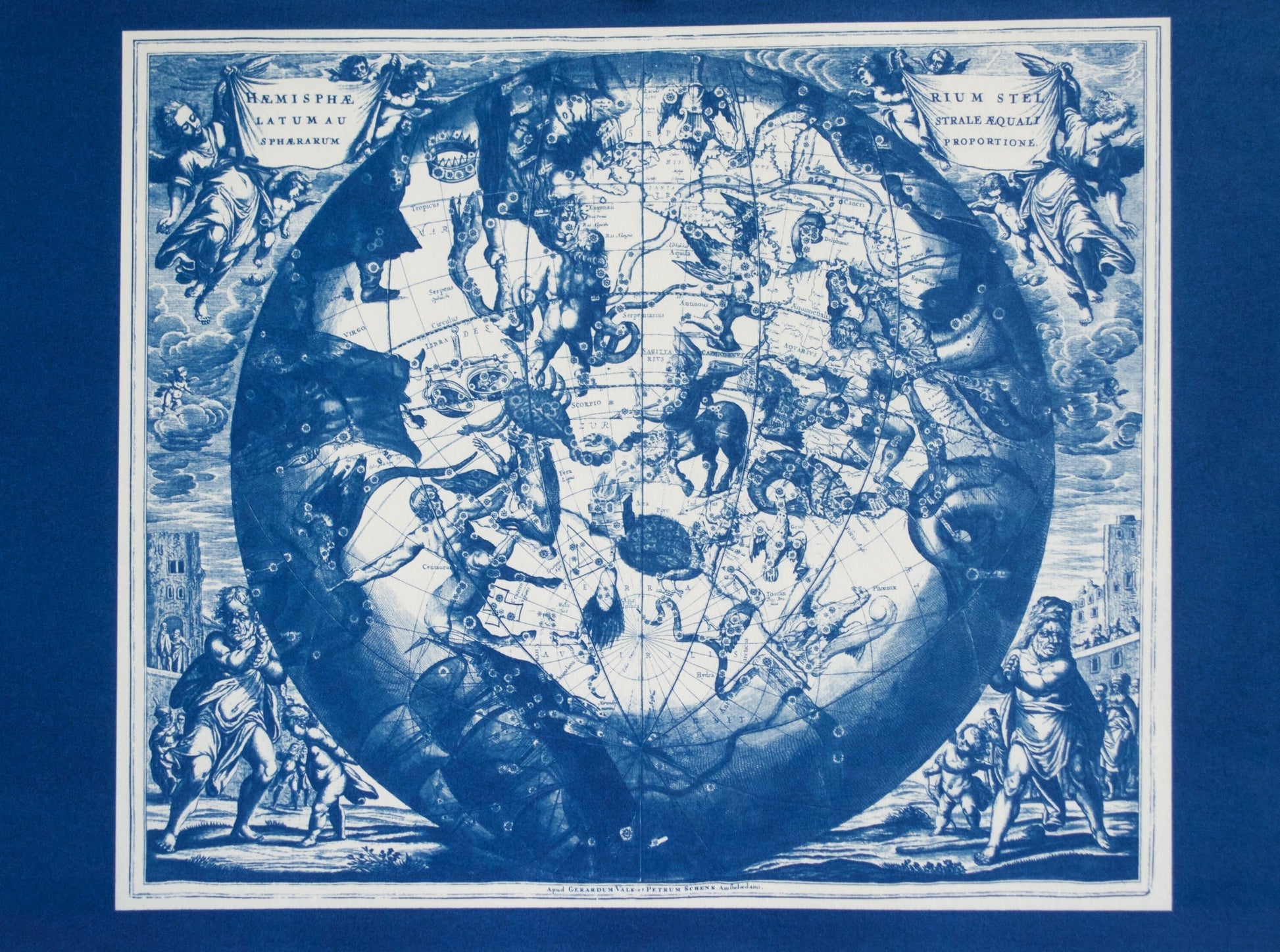 Cyanotype Astronomy - ollilypaperware