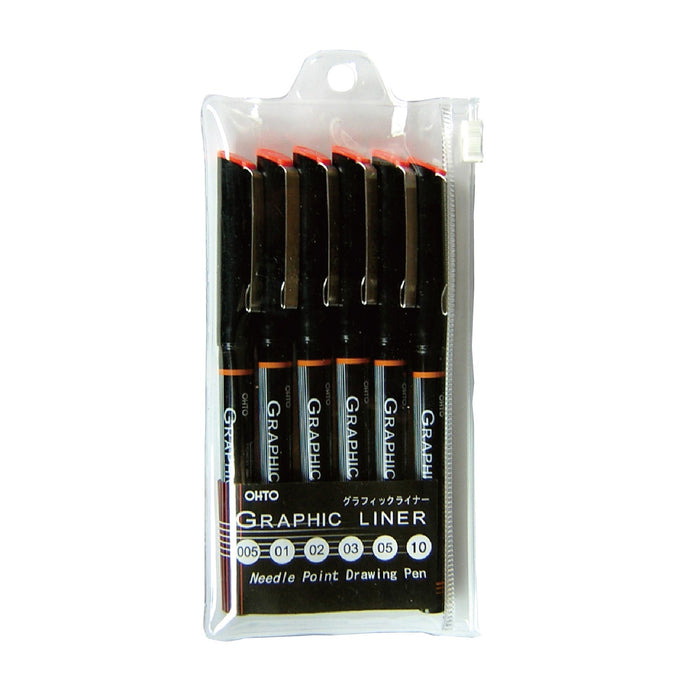 Ohto Graphic Liner Pen Set