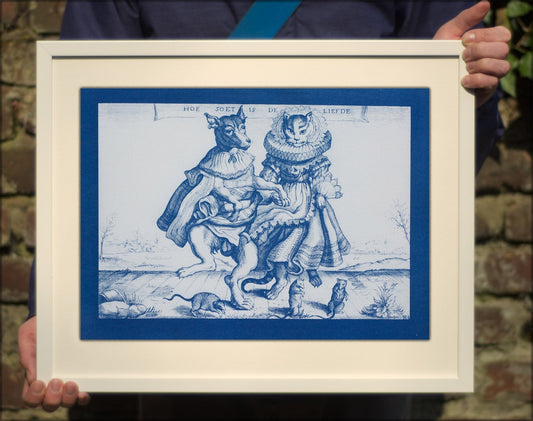 Cyanotype Cat - ollilypaperware