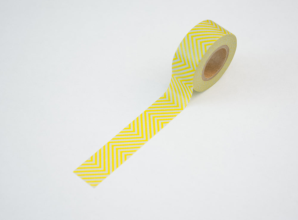Masking Tape Zig Zag Lines