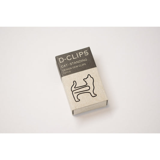 12 Paper Clips Cat - ollilypaperware